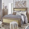 Willow Upholstered Bed (Weathered Grey)