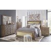Willow Upholstered Bedroom Set (Weathered Grey)
