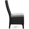 Beachcroft Outdoor Dining Set (Black and Light Gray)