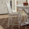 Willow Counter Height Chair (Set of 2) (Distressed White)