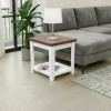 Providence White with Bourbon Occasional Table Set