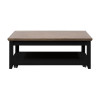 Providence Black with Bourbon Coffee Table