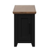 Providence Black with Bourbon Chairside Table