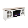 Providence White with Bourbon Occasional Table Set