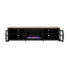 Providence Black with Bourbon Occasional Table Set