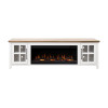 Providence White with Bourbon Occasional Table Set