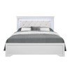 Pompei Panel Bed (White)