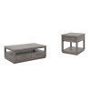 Pure Modern Occasional Table Set w/ Drawers