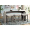 Pure Modern Everywhere Console w/ 3 Stools