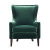 Rosco Velvet Accent Chair (Emerald Green)