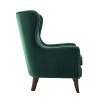 Rosco Velvet Accent Chair (Emerald Green)