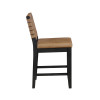 Reid Black Camel Vegan Leather 24" Counter Chair (Set of 2)