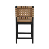 Reid Black Camel Vegan Leather 24" Counter Chair (Set of 2)
