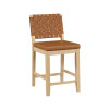 Reid Sand Camel Vegan Leather 24" Counter Chair (Set of 2)