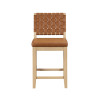 Reid Sand Camel Vegan Leather 24" Counter Chair (Set of 2)