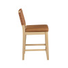 Reid Sand Camel Vegan Leather 24" Counter Chair (Set of 2)