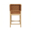 Reid Sand Camel Vegan Leather 24" Counter Chair (Set of 2)