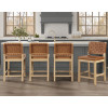 Reid Sand Camel Vegan Leather 24" Counter Chair (Set of 2)
