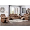 Rudger Reclining Living Room Set (Brown)