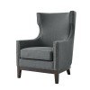 Roswell Linen Accent Chair (Gray)