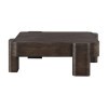 Salina Espresso Square Occasional Table Set