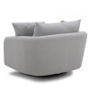 Boomer Dove Grey Large Swivel Chair