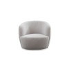 Carina Bloke Cotton Swivel Barrel Chair (Set of 2)