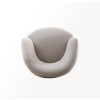 Carina Bloke Cotton Swivel Barrel Chair (Set of 2)