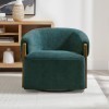 Finley Island Teal Swivel Accent Chair (Set of 2)