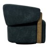 Finley Island Teal Swivel Accent Chair (Set of 2)
