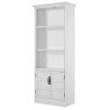 Shoreham 35 Inch Door Bookcase (Effortless White)
