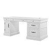 Shoreham Pedestal Desk (Effortless White)