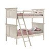 San Mateo Youth Twin over Twin Bunk Bed (Rustic White)