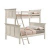 San Mateo Youth Twin over Full Bunk Bed (Rustic White)