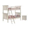 San Mateo Youth Bunk Bedroom Set (Rustic White)