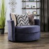 Griswold Swivel Chair (Navy Blue)