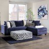 Griswold Sectional (Navy Blue)