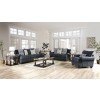 Hadleigh Living Room Set (Navy Blue)