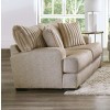 Loughlin Light Brown Loveseat