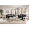Marinella Living Room Set (Royal Blue)