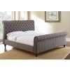 Swanson Upholstered Bed (Gray)