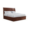 Sullivan Rich Cherry Storage Bedroom Set