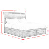Sullivan Rich Cherry Storage Bed