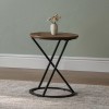 Emery Brown and Black 3-Piece Occasional Table Set