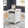 Treytown Chairside End Table (Antique White)