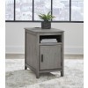 Devonsted Chairside End Table (Gray)