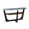 Four-Points Glass Top Sofa/ Console Table
