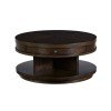 Augustine Round Cocktail Table (Sepia Brown)