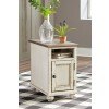 Realyn Chair Side End Table w/ USB Ports