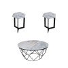 Outbound Marble/ Iron Occasional Table Set